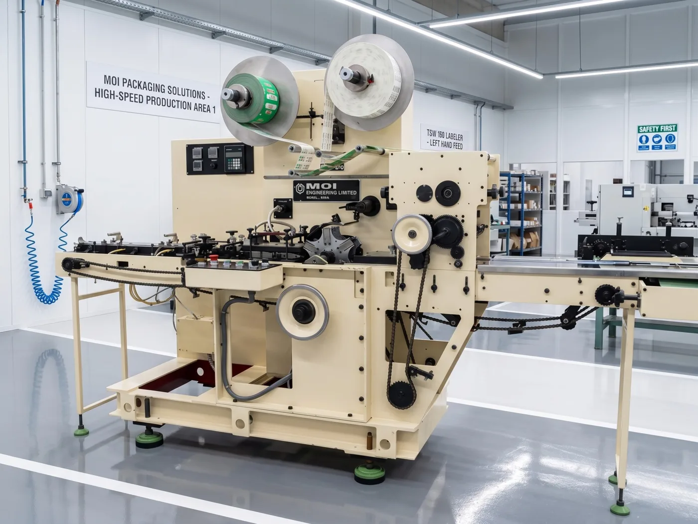 TSW 150 Toilet Soap Wrapping Machine — machine photograph